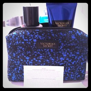 Victoria's Secret body mist and lotion with purse